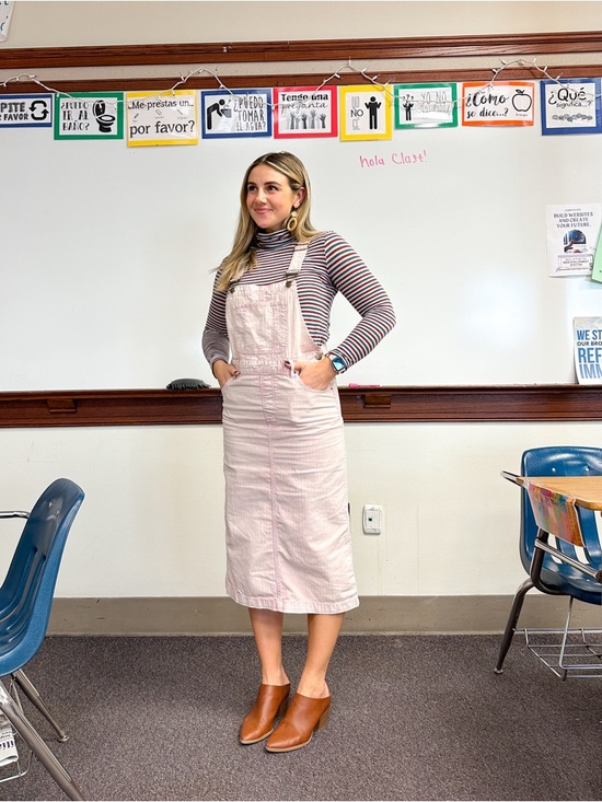 Urban Outfitters Dresses & Skirts - BDG urban outfitters pink overalls skirt